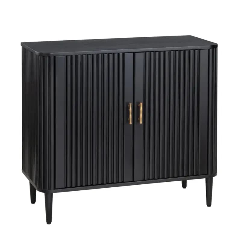 Camden Black Two Door Cabinet